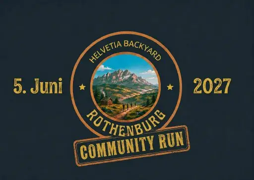 1. Helvetia Backyard Community Run in Rothenburg logo