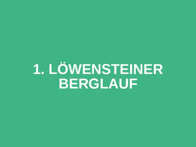 1. Löwensteiner Berglauf logo