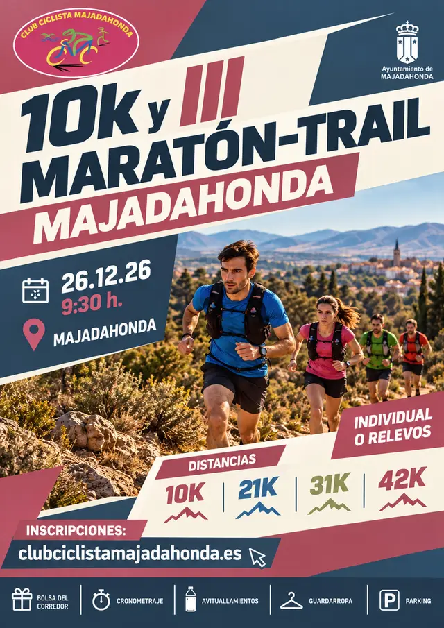 10 k y III Maraton-Trail Majadahonda logo