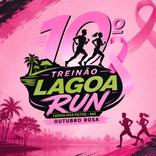 10° TREINÃO LAGOA RUN - EDIÇÃO OUTUBRO ROSA logo