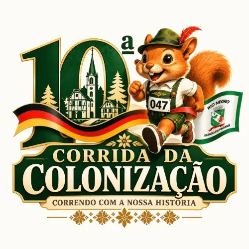 10ª CORRIDA DA COLONIZAÇÃO DE RIO NEGRO logo
