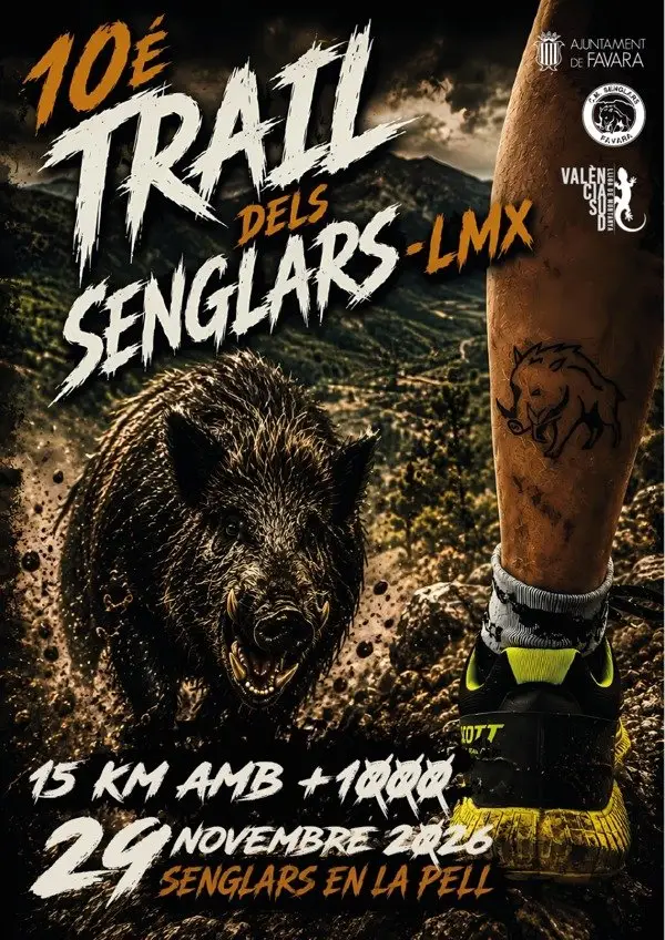 10e Trail Senglars, La Mola Extrem, Favara, LMVS. 26/27 logo