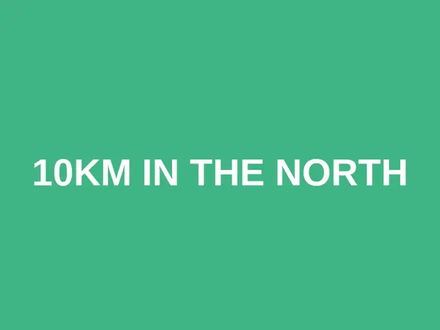 10KM in the North logo
