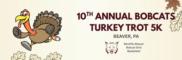 10th Annual Bobcats Turkey Trot 5K logo
