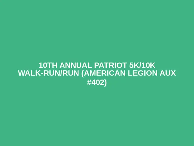10th Annual Patriot 5K/10K Walk-Run/Run (AMERICAN LEGION AUX #402) logo
