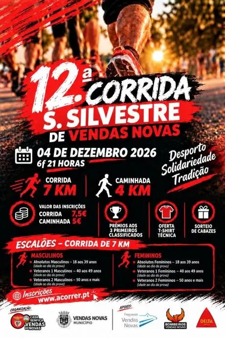 12ª São Silvestre de Vendas Novas logo