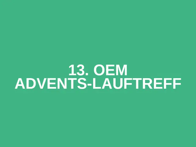 13. OEM Advents-Lauftreff logo