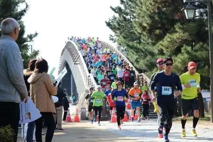 14th Kozagonomatsubara Taiko Bridge Road Race (第14回 草加松原太鼓橋ロードレース) logo