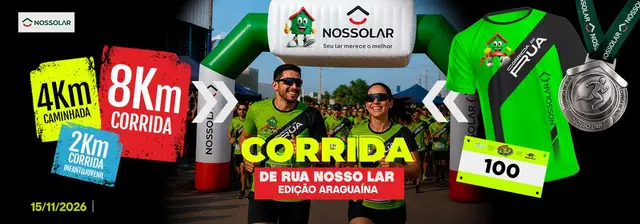 14ª CORRIDA DE RUA NOSSO LAR Edição Araguaína logo
