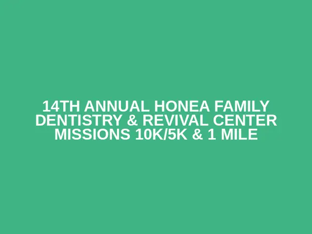 14th Annual Honea/Gann Revival Center Missions 10K/5K & 1 Mile logo