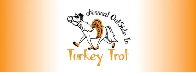 14th Annual Out Side In 5k Turkey Trot logo