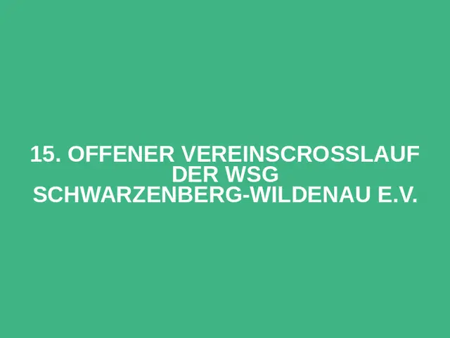 15. Offener Vereinscrosslauf der WSG Schwarzenberg-Wildenau e.V. logo