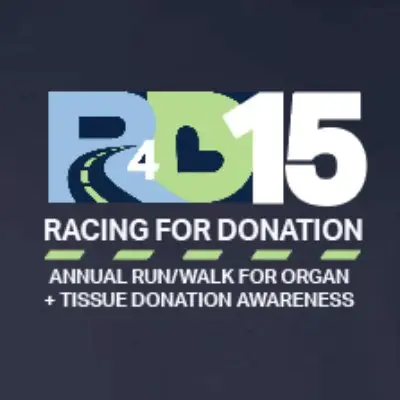15th Annual Racing for Donation logo