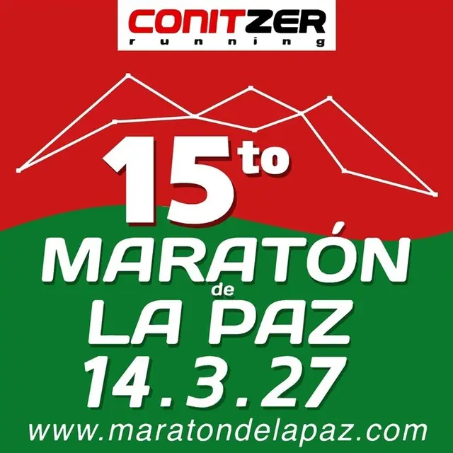 15to Maratón de La Paz logo