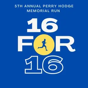 16 for 16 - 6th Annual Perry Hodge Memorial Run/Walk logo