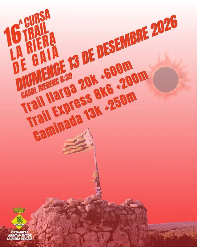 16a CURSA TRAIL LA RIERA DE GAIÀ - 2026 logo