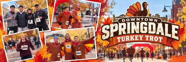 16th Annual Downtown Springdale Turkey Trot logo