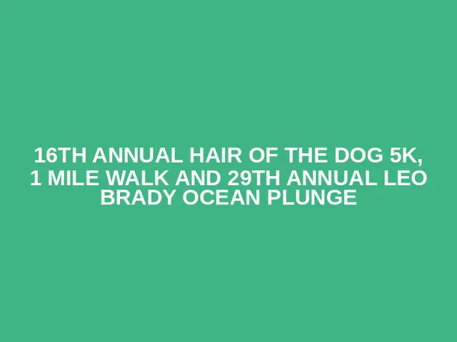 16th Annual Hair of the Dog 5k, 1 Mile Walk and 29th Annual Leo Brady Ocean Plunge logo