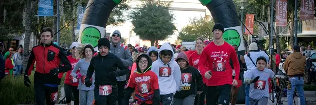 16th Annual Rudolph Fun Run logo