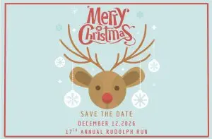 17th Annual Rudolph Run 10k Run, 5k Walk/Run logo