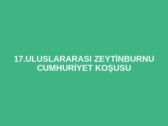 17.ULUSLARARASI ZEYTİNBURNU CUMHURİYET KOŞUSU logo