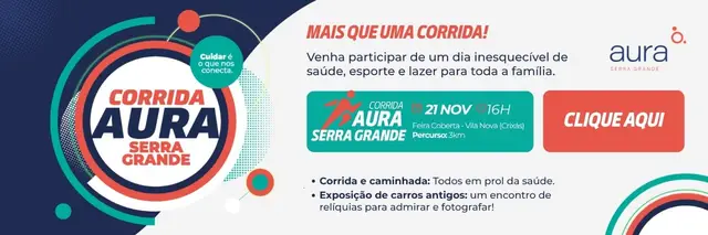 1ª CORRIDA AURA - Crixás Goiás logo