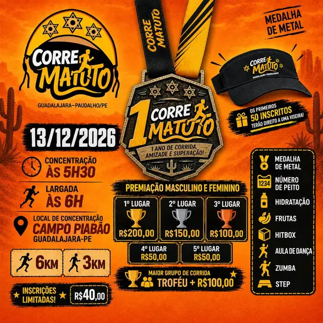 1ª CORRIDA CORRE MATUTO logo