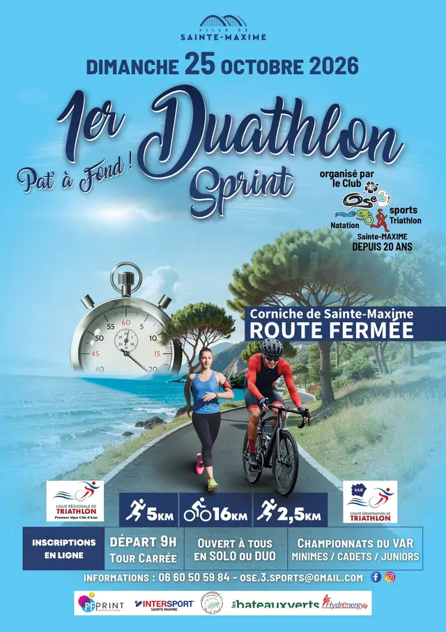 1er DUATHLON "Pat' à fond" logo