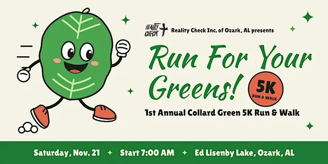 1st Annual Collard Green 5k Run & Walk logo