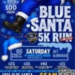 1st ANNUAL LAREDO POLICE BLUE SANTA RUN logo