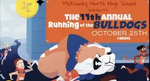2025 11th Annual Running of the Bulldogs Fun Run logo