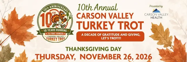 2025 Carson Valley Turkey Trot Fun Run logo