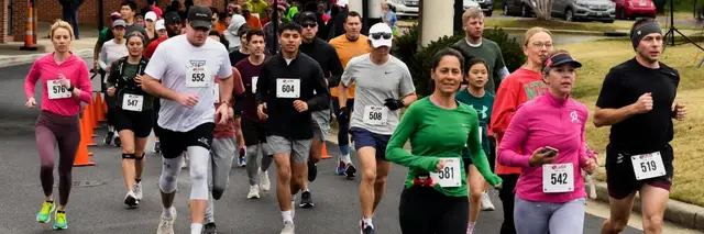 2026 Auburn Toys for Tots 5K/10K logo