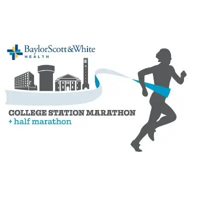 2026 Baylor Scott & White College Station Marathon + Half Marathon logo