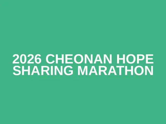2026 Cheonan Hope Sharing Marathon logo