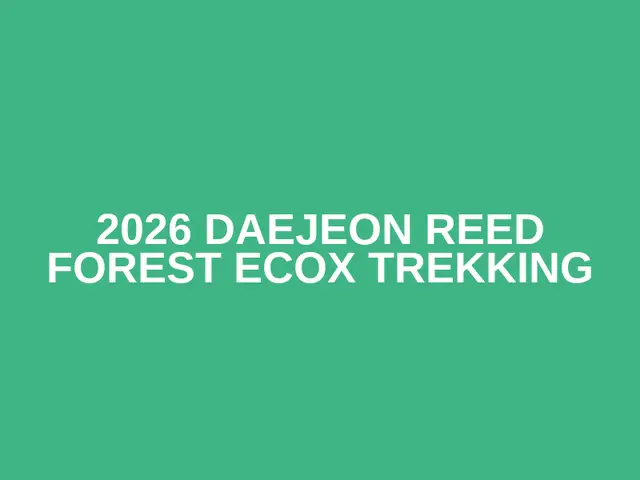 2026 Daejeon Reed Forest ecox Trekking logo