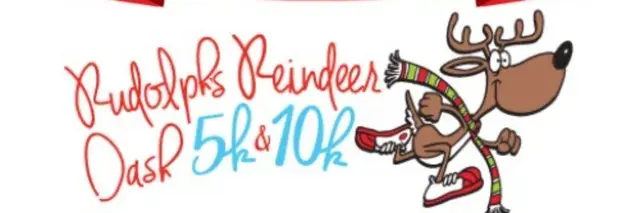 2026 JLMC 18th Annual Rudolph's Reindeer Dash 5k/10k logo