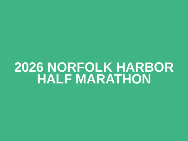 2026 Norfolk Harbor Half Marathon logo