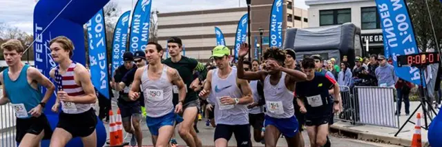 2026 Palmetto Peach Half Marathon, 10K, and 5K logo