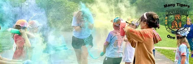 2026 Tiger Trot Color Run + 5k logo