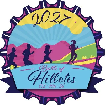 2027 Alamo Beer Challenge Race 3 of 4 Battle of Hillotes 13.1, 10k and 5k logo