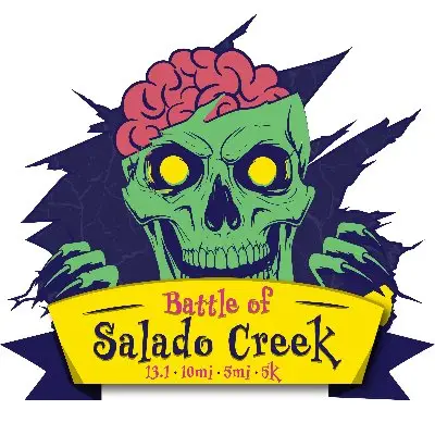 2027 Alamo Beer Series Challenge Race 2 of 4 Battle of Salado Creek 13.1m 10m 5m and 5k logo