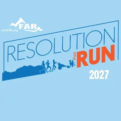 2027 FAR Resolution (Fun!) Run logo