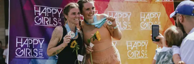 2027 Happy Girls Bend Run logo