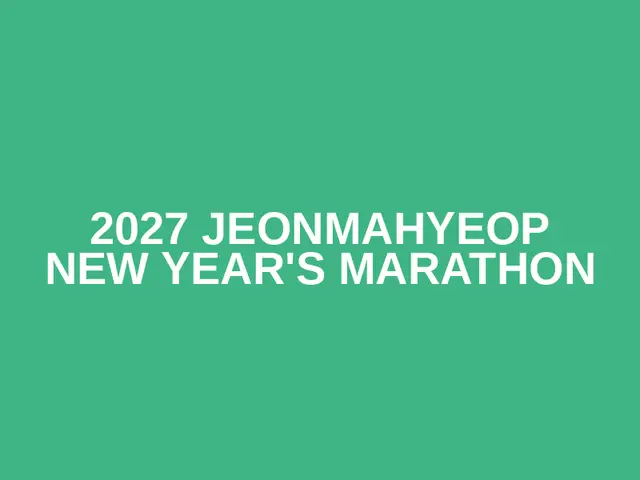 2027 Jeonmahyeop New Year's Marathon logo