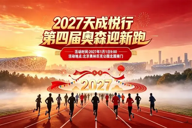2027 Tiancheng Joy Walk 4th Olympic Forest New Year Run (2027天成悦行第四届奥森迎新跑) logo