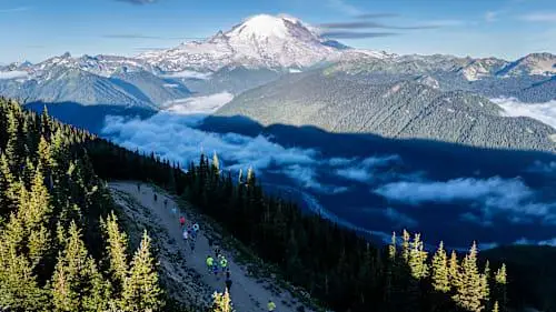 2027 Mount Rainier Half Marathon, 10K & 5K logo