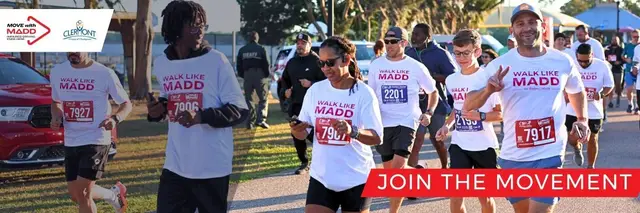 2027 Move with MADD Clermont Walk & 5K logo