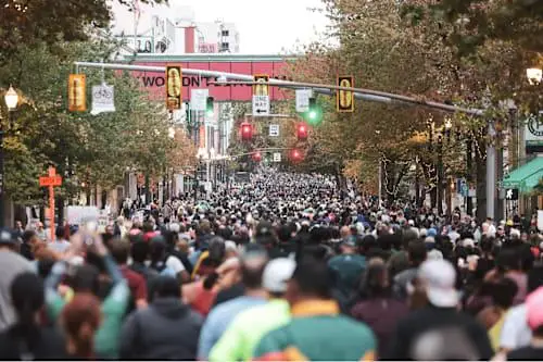 2027 Portland Marathon presented by Nike Running logo
