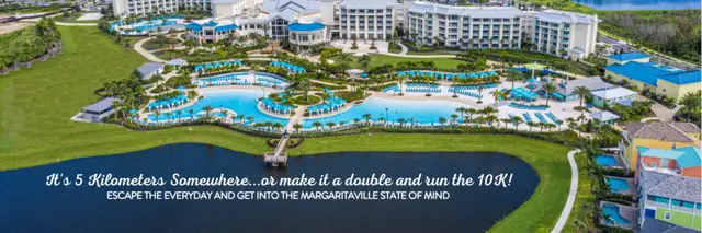 2027 PRE-SALE Margaritaville Run Orlando Half Marathon, 10K & 5K logo